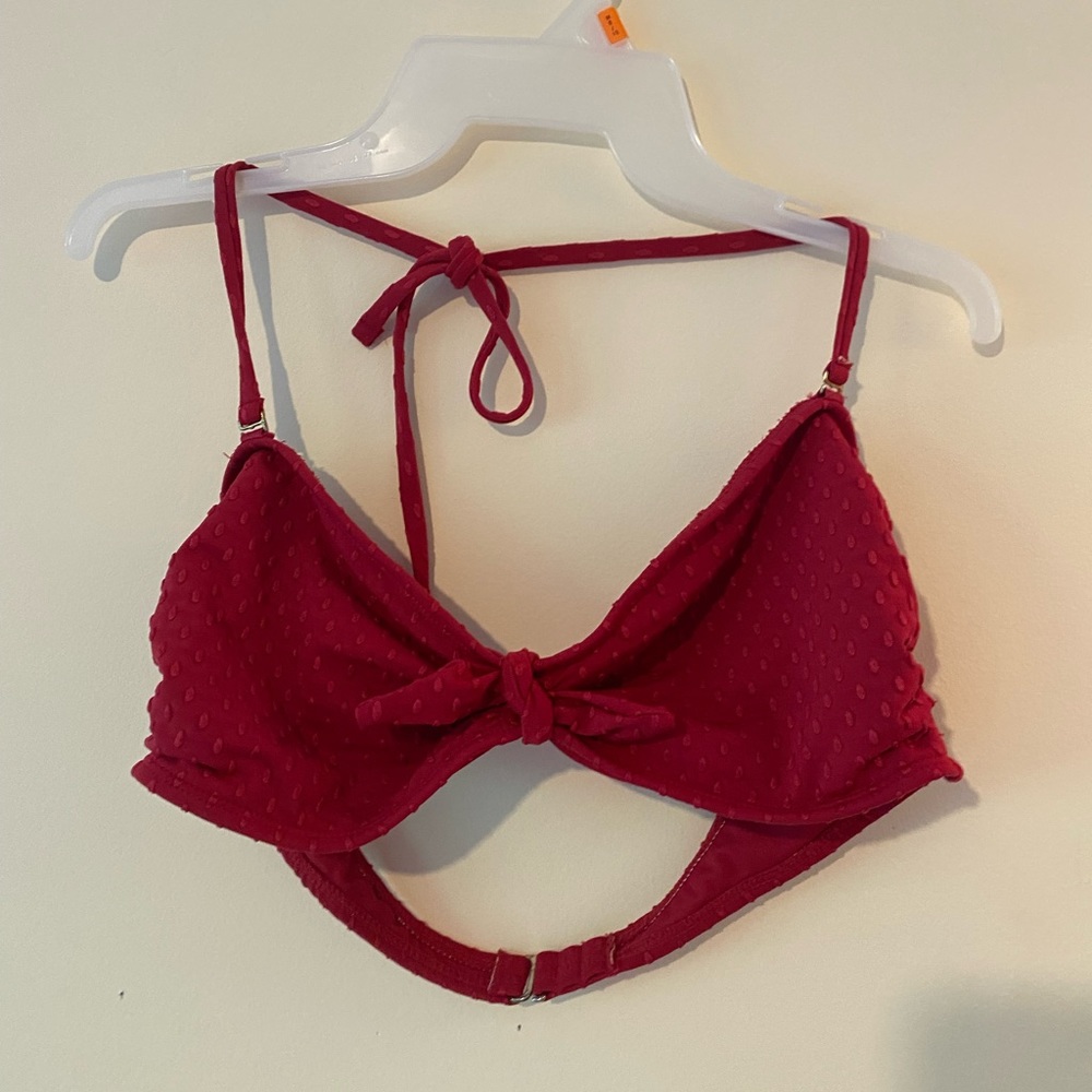 Red Bandeau Bikini Top from Target